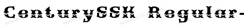 CenturySSK Regular字体转换